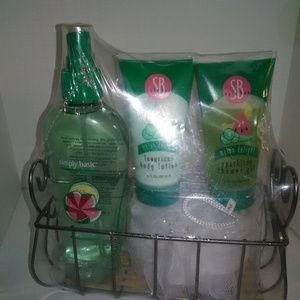 Simply Basic MELON DELIGHT Shower set with 5 items